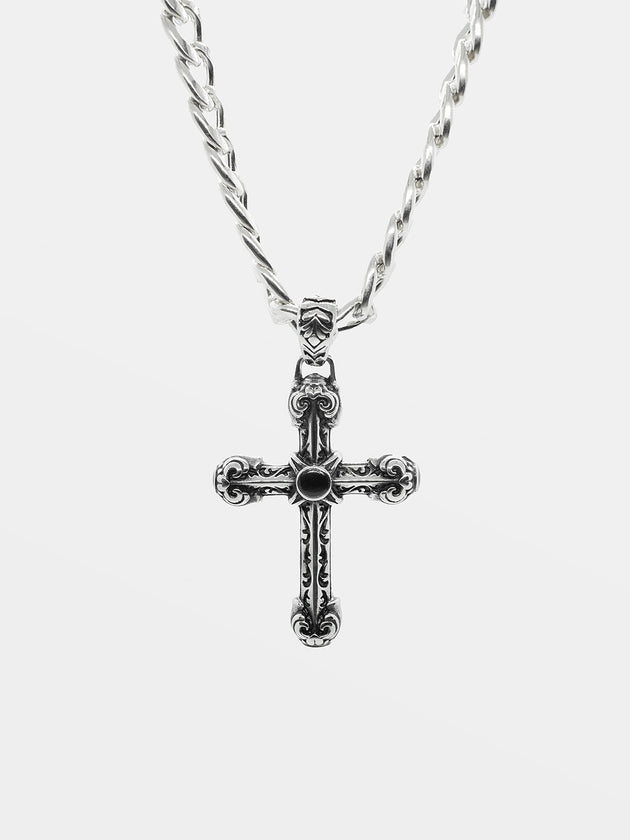 Długi naszyjnik z krzyżem Crucifix