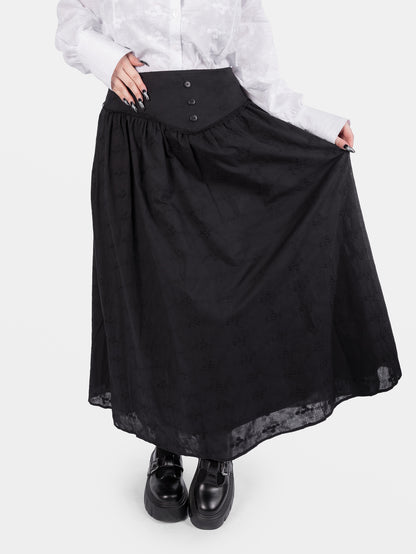 Katharsis Embroidered Maxi Skirt