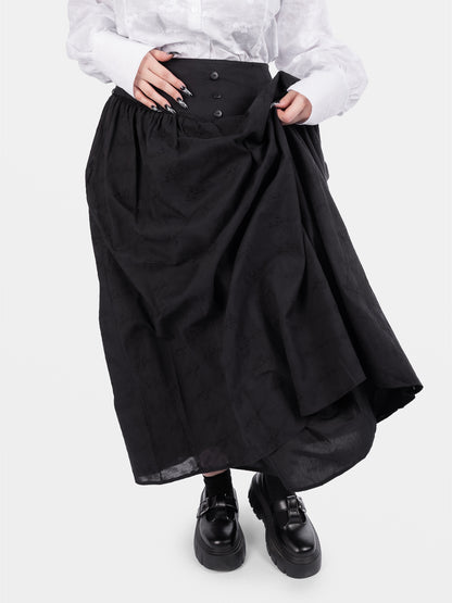 Katharsis Embroidered Maxi Skirt