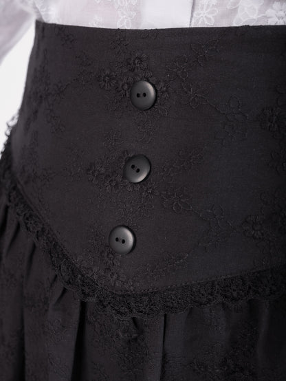 Katharsis Embroidered Maxi Skirt