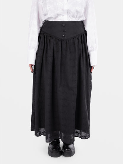 Katharsis Embroidered Maxi Skirt