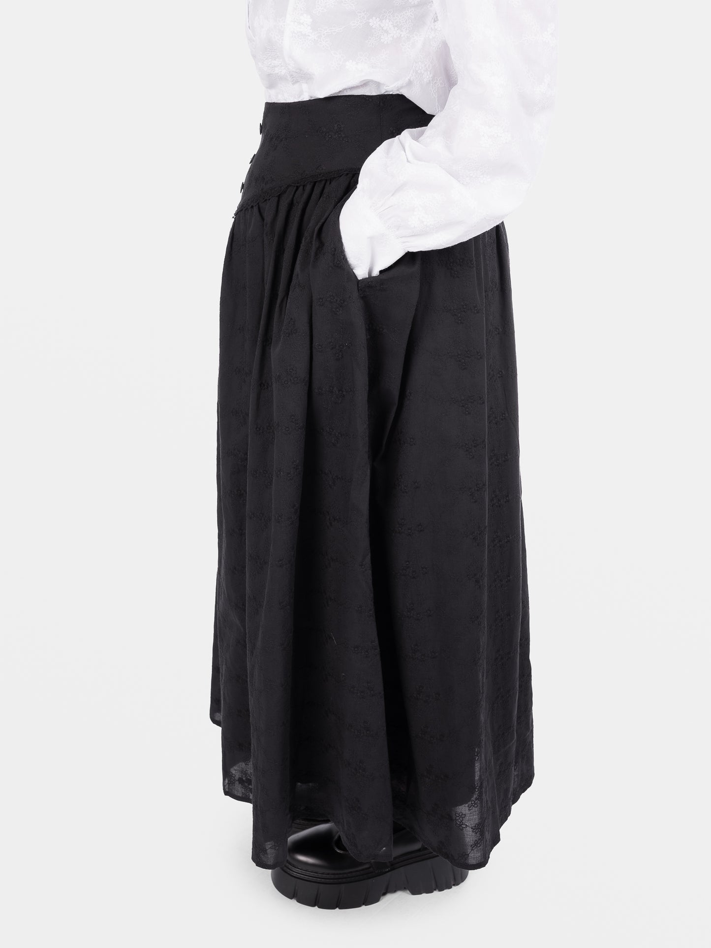 Katharsis Embroidered Maxi Skirt