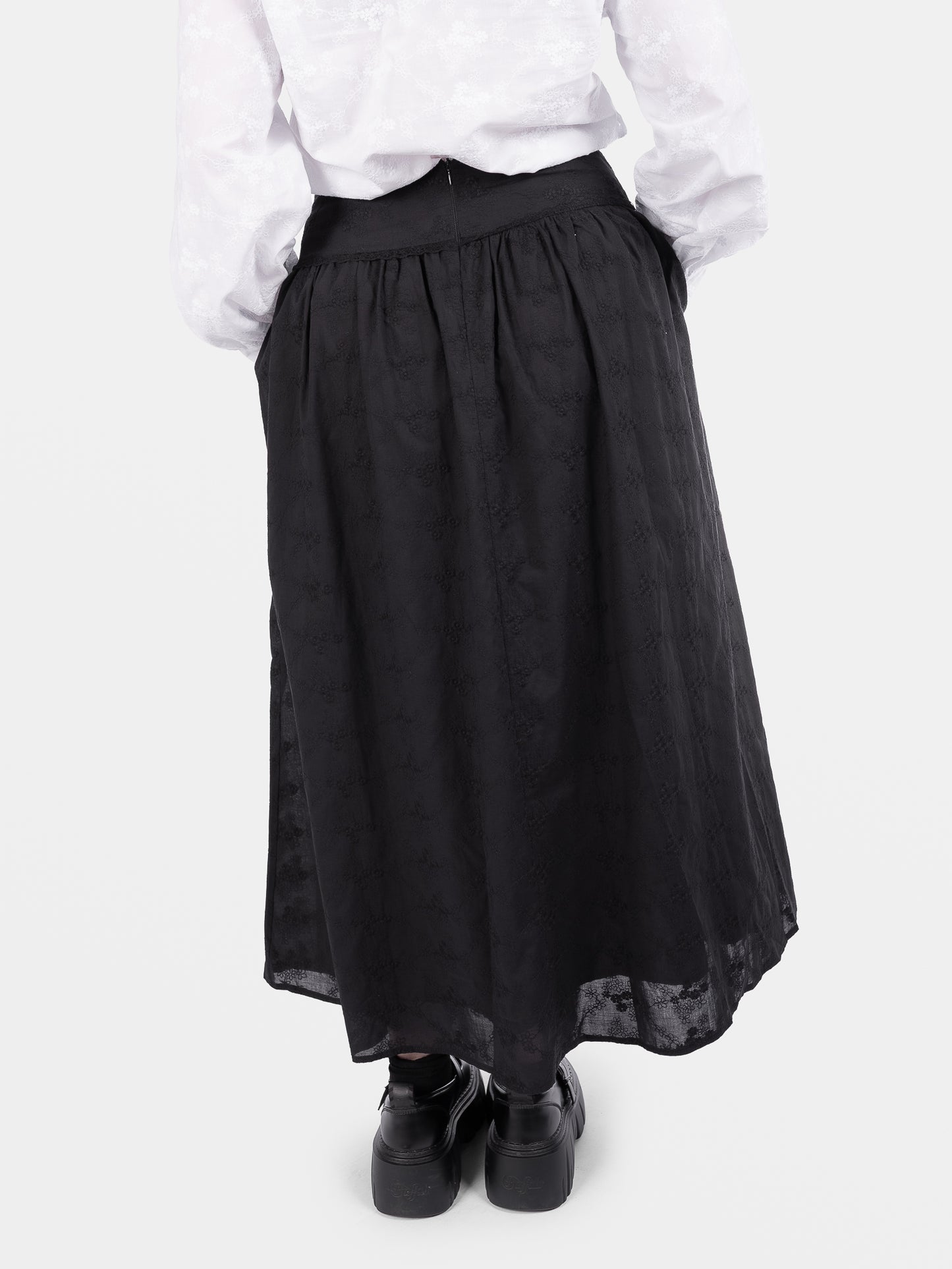 Katharsis Embroidered Maxi Skirt