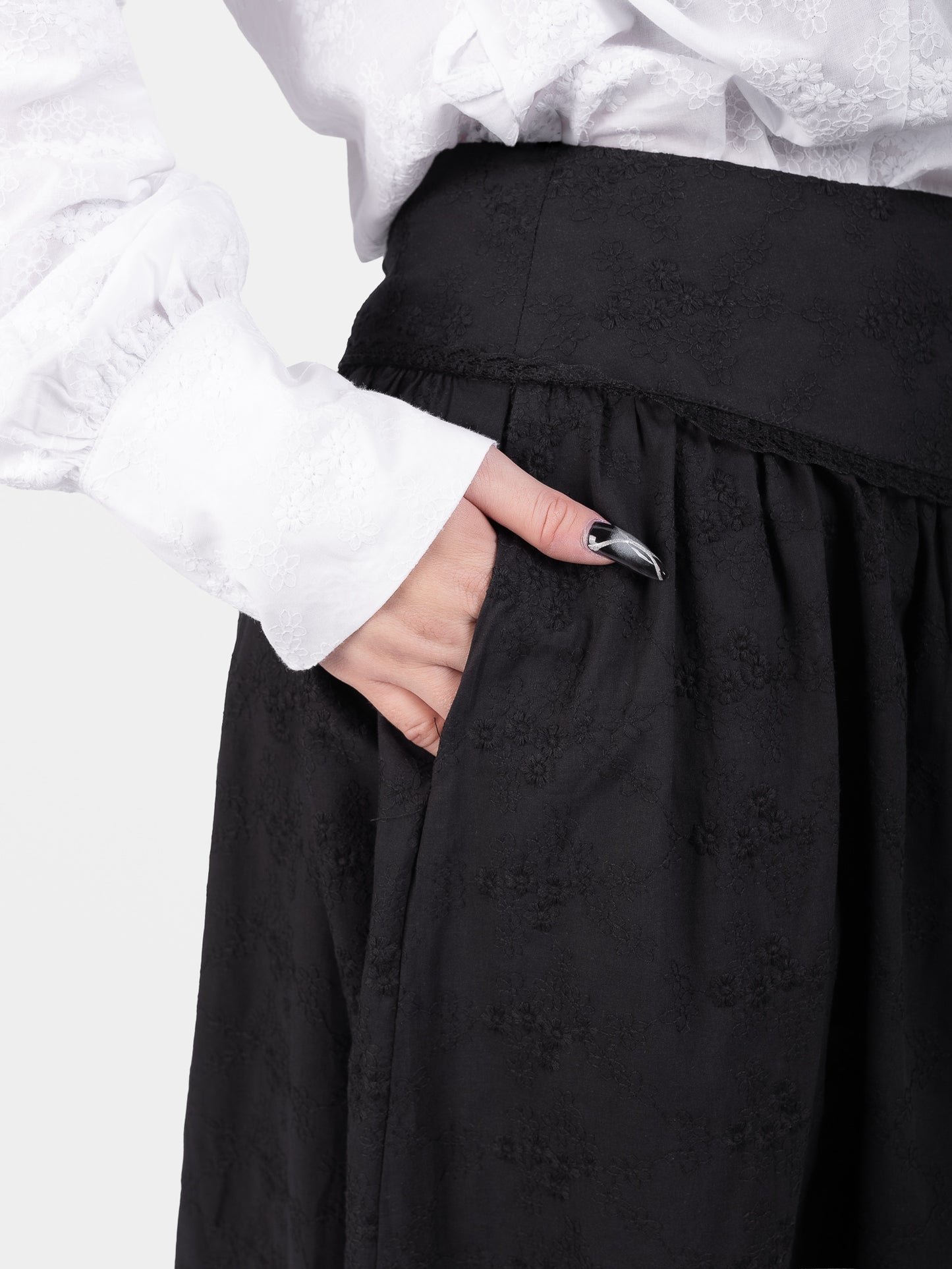 Katharsis Embroidered Maxi Skirt