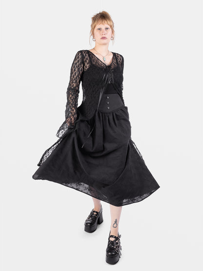 Katharsis Embroidered Maxi Skirt
