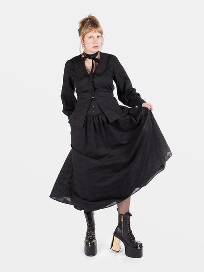 Katharsis Embroidered Maxi Skirt