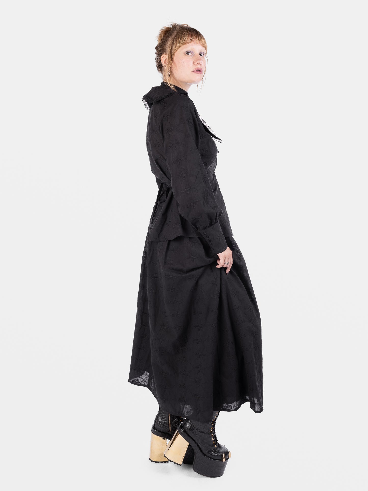 Katharsis Embroidered Maxi Skirt
