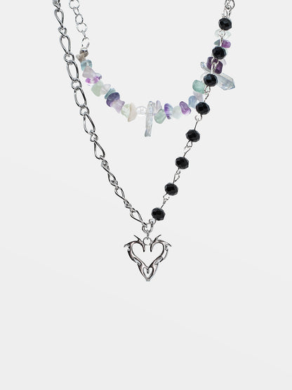 Euphoria Natural Stone Double Choker