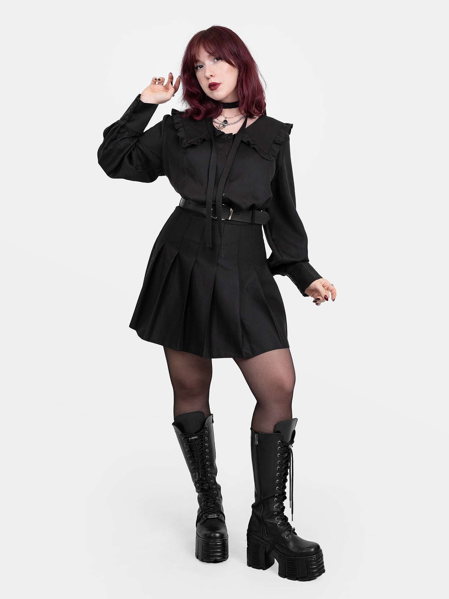 Koszula z dużym kołnierzem Rosaria