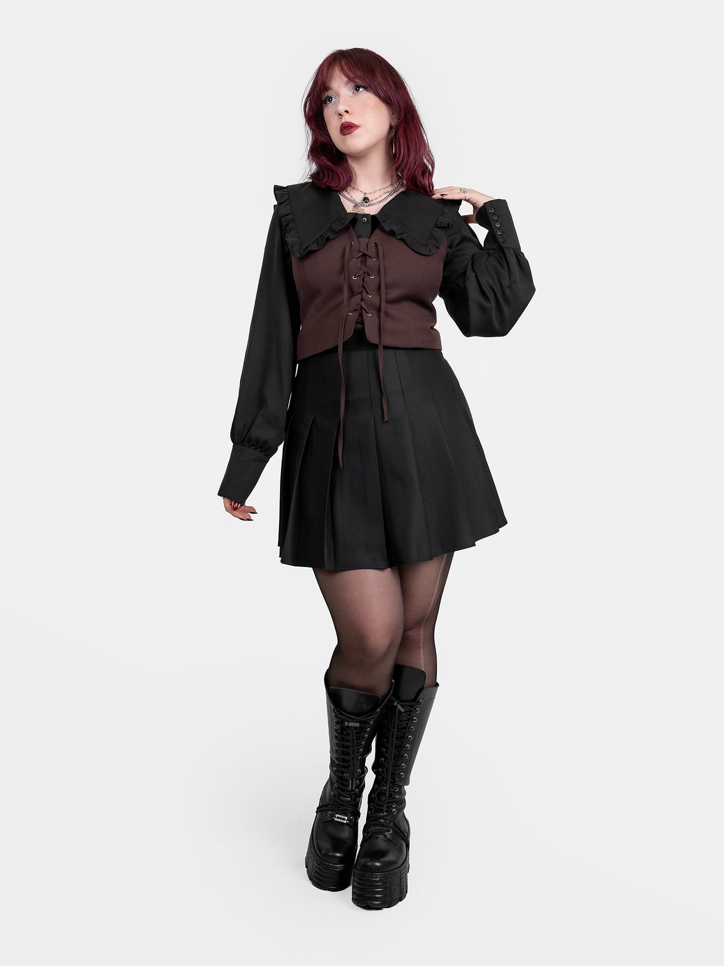 Koszula z dużym kołnierzem Rosaria