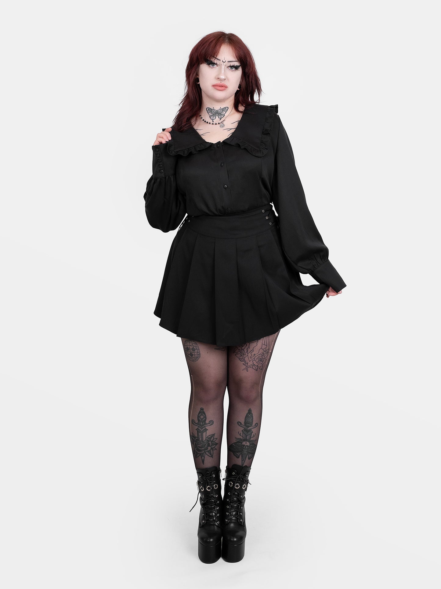 Koszula z dużym kołnierzem Rosaria