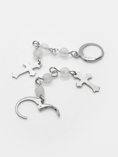Vitria cross earrings