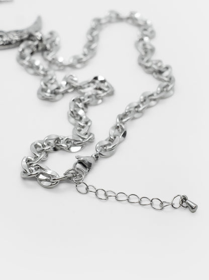 Nightfall Amethyst Moon Necklace