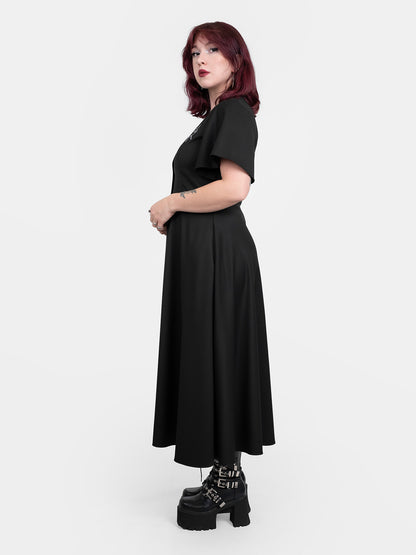 Sukienka midaxi na guziki Moira