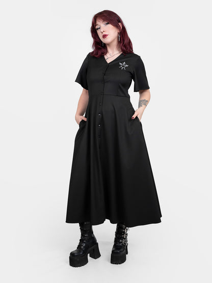 Sukienka midaxi na guziki Moira