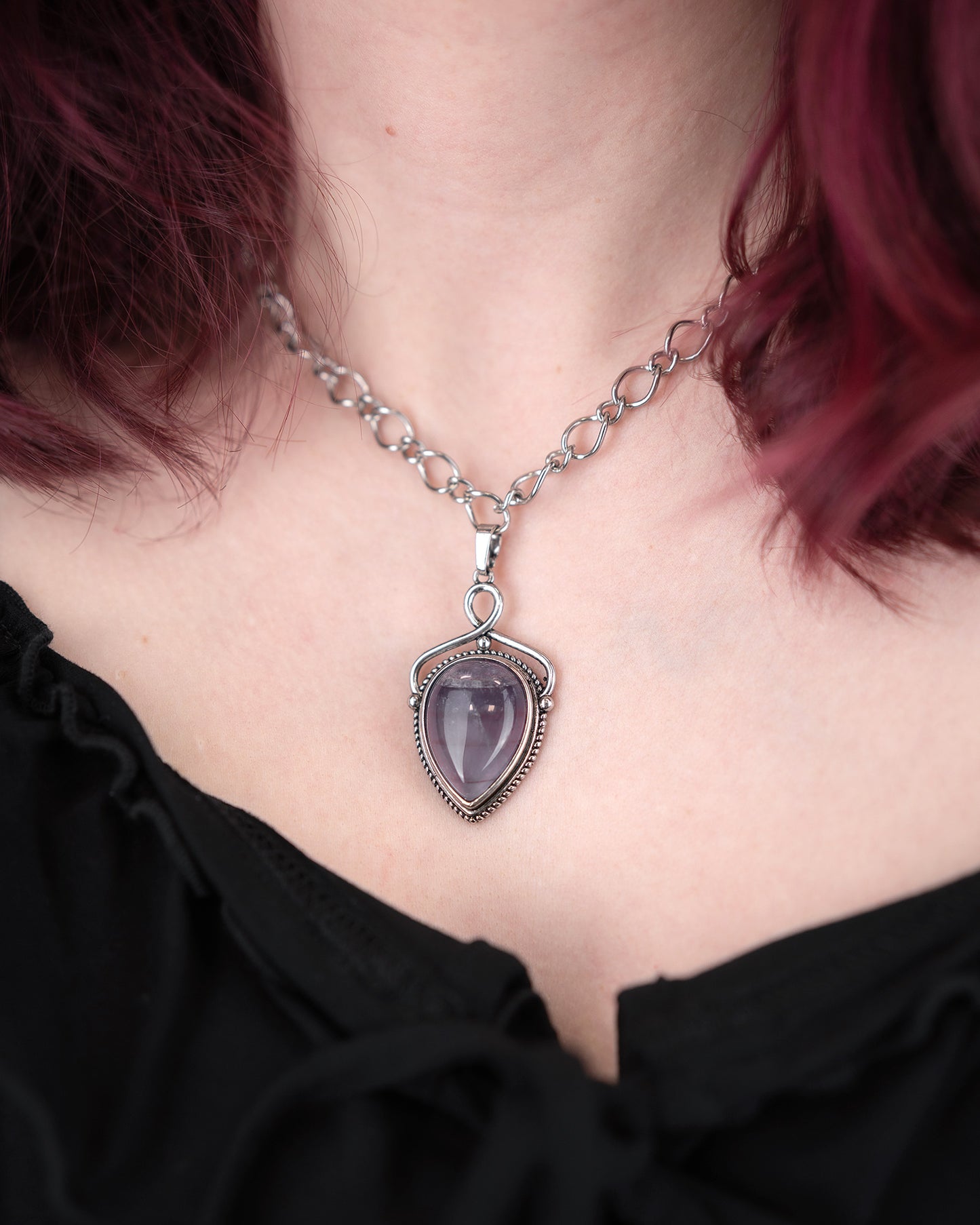 Naszyjnik z fluorytem Devoted