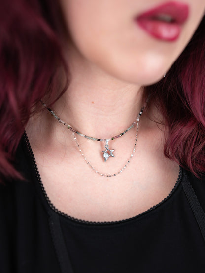 Choker z kamieni naturalnych z gwiazdką Stella