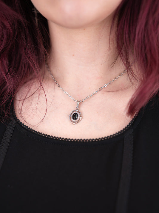 Naszyjnik z obsydianem Orpheus