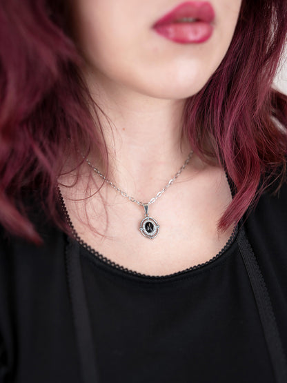 Naszyjnik z obsydianem Orpheus