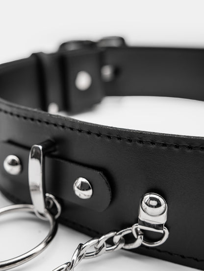 Skórzany pasek z łańcuchami Nightbound