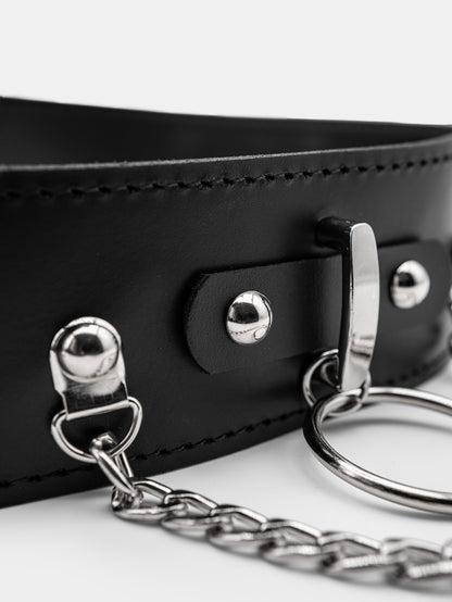 Skórzany pasek z łańcuchami Nightbound