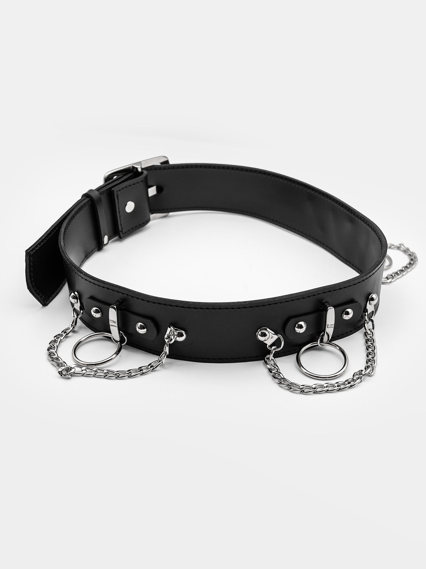 Skórzany pasek z łańcuchami Nightbound