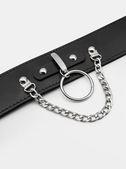 Skórzany pasek z łańcuchami Nightbound