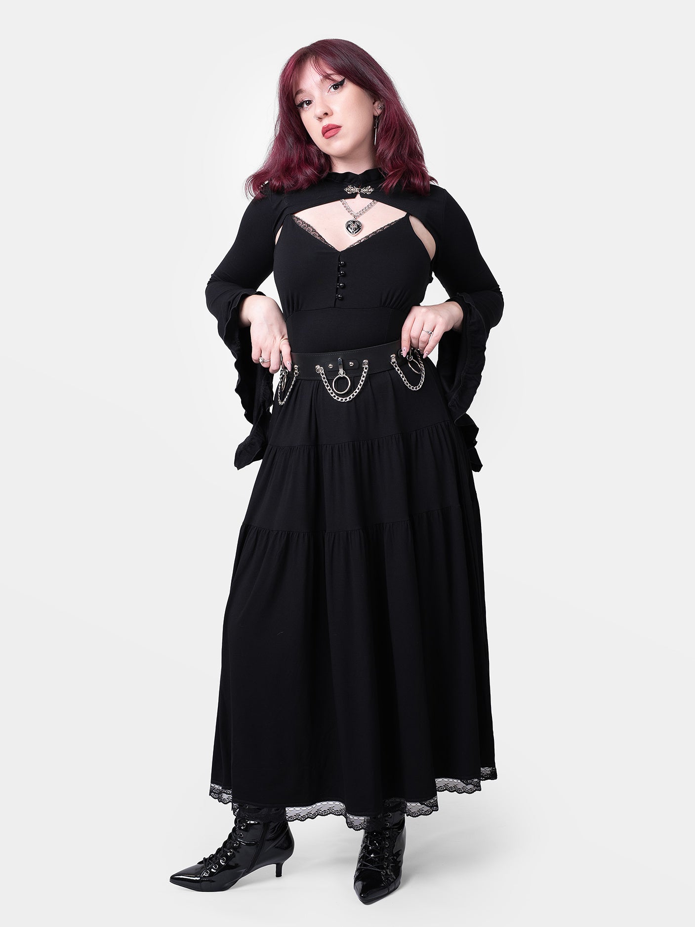 Skórzany pasek z łańcuchami Nightbound