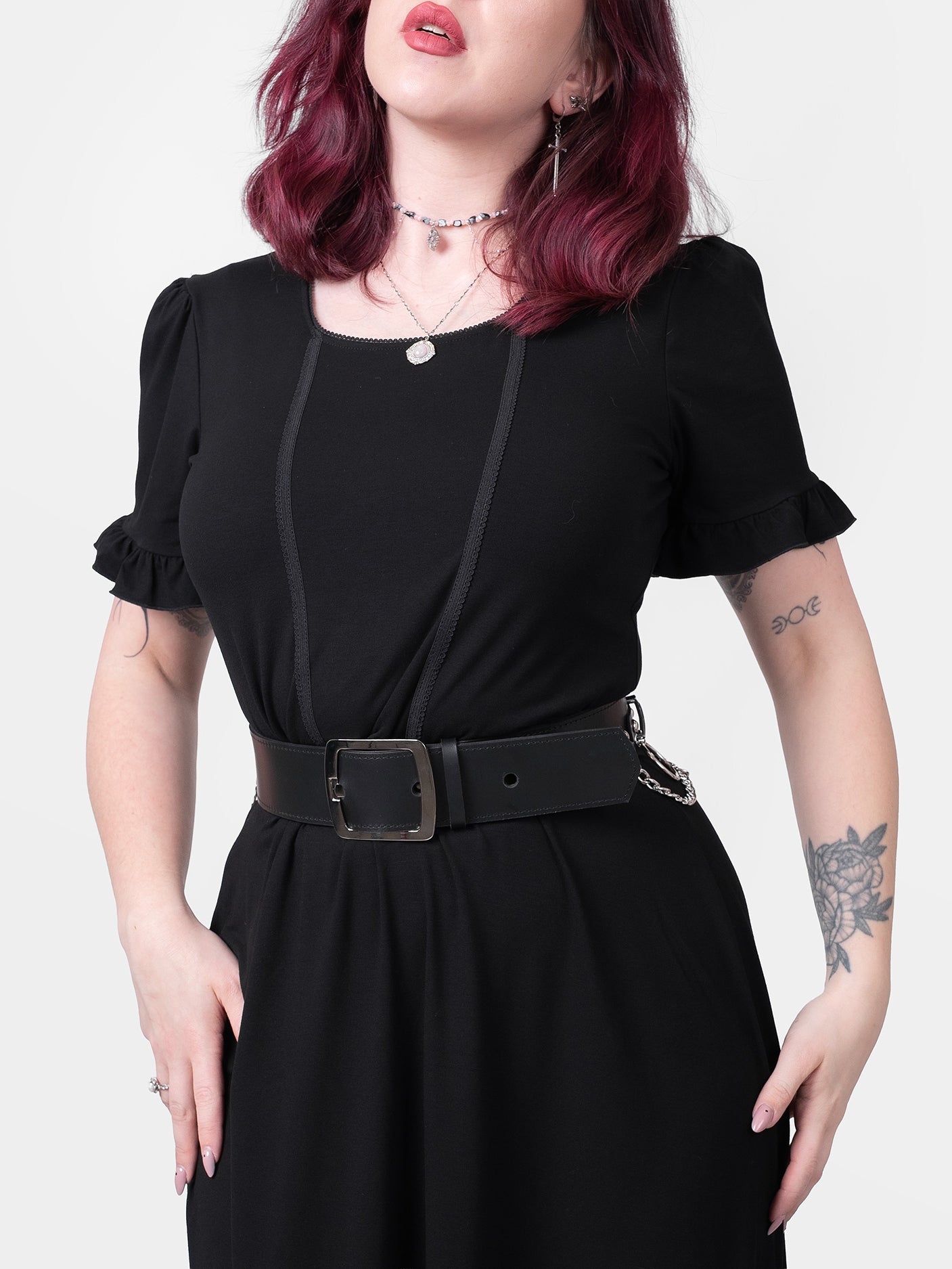 Skórzany pasek z łańcuchami Nightbound