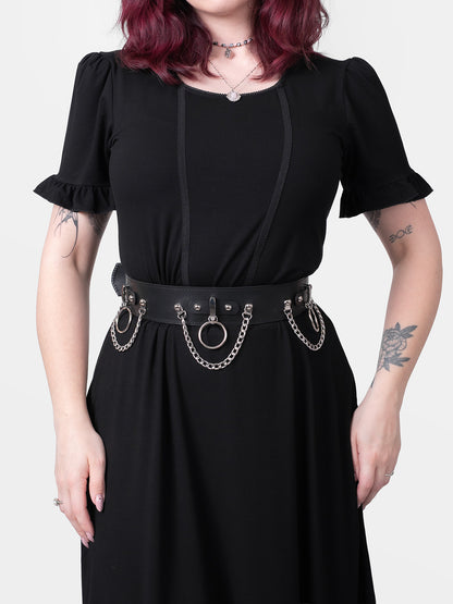 Skórzany pasek z łańcuchami Nightbound