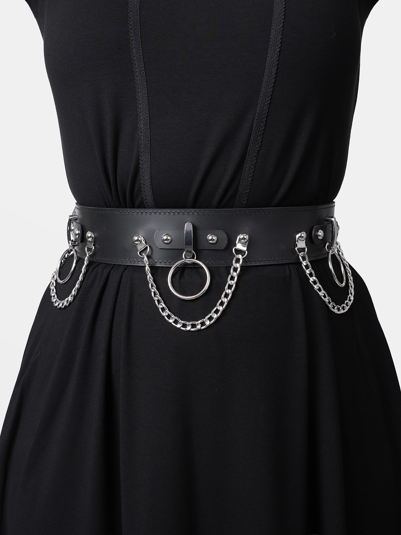 Skórzany pasek z łańcuchami Nightbound