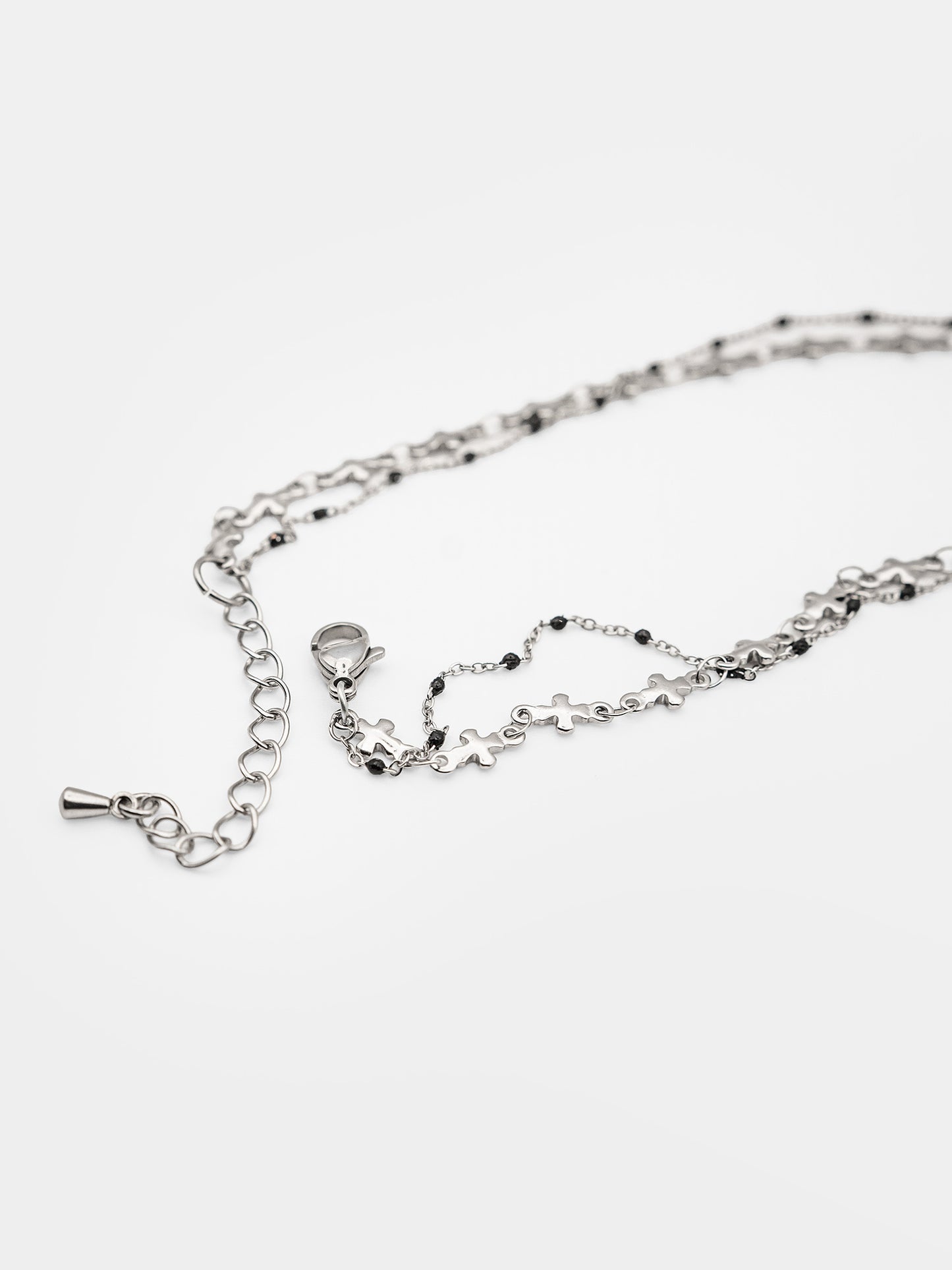 Podwójny naszyjnik ze sztyletem Pierced