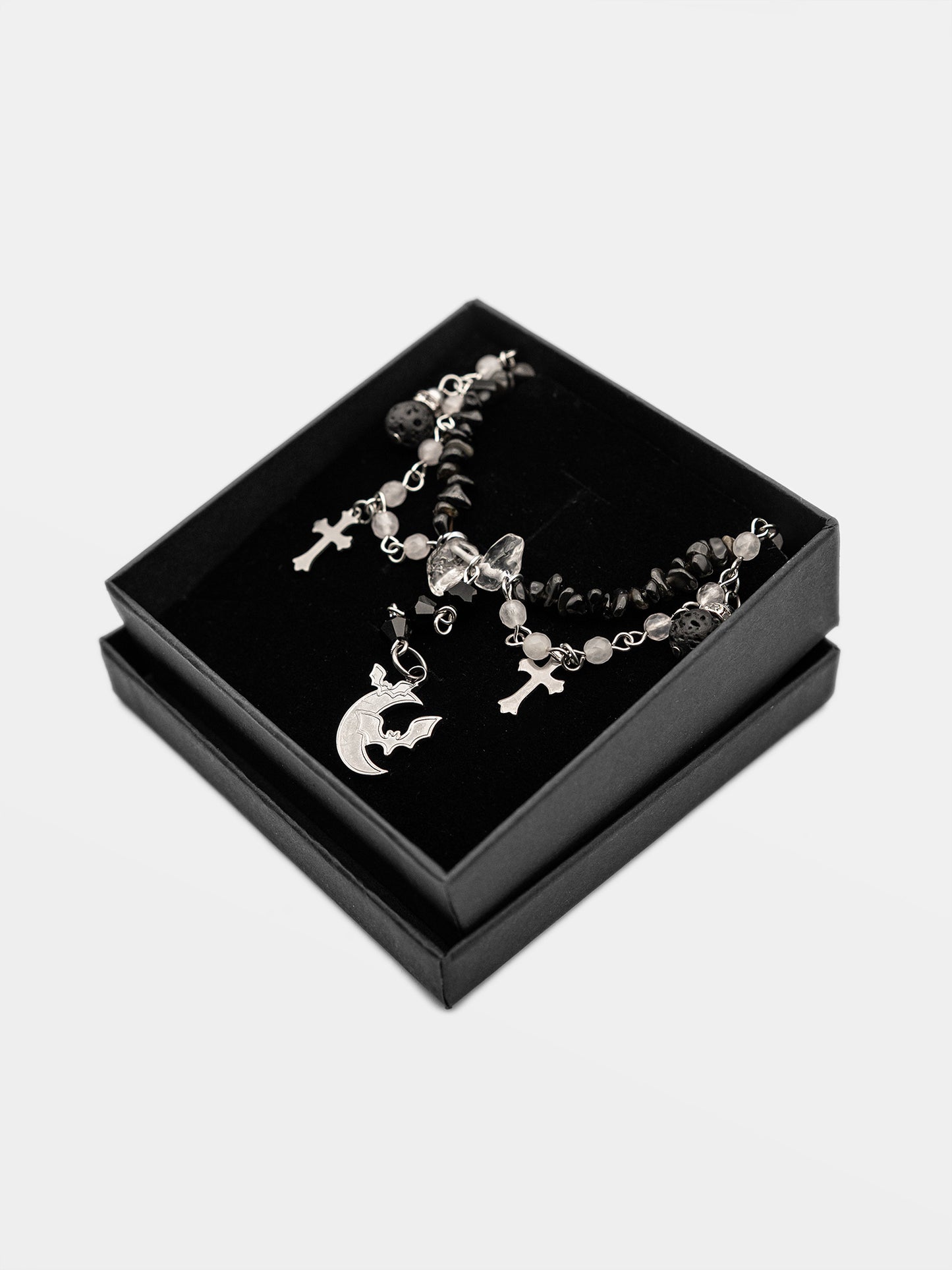 Choker z obsydianem Rowan