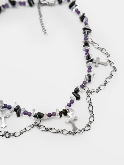 Choker z kamieni naturalnych Cruel