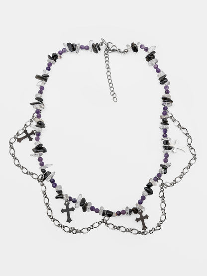 Choker z kamieni naturalnych Cruel