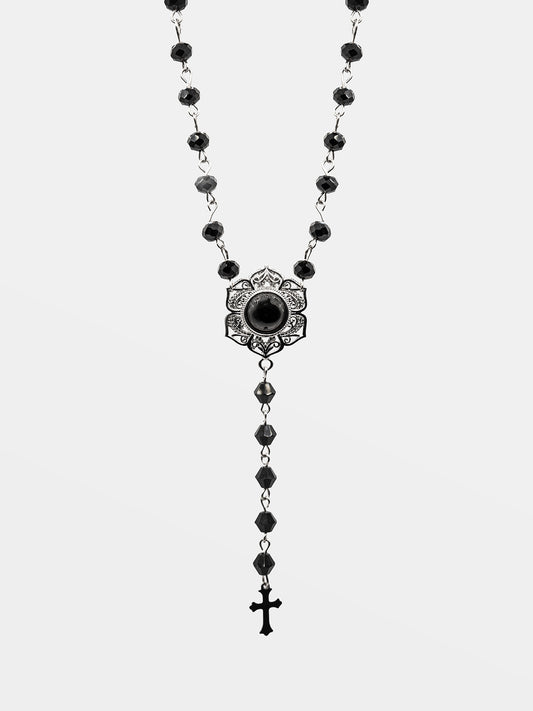 Naszyjnik z obsydianem Dhalia