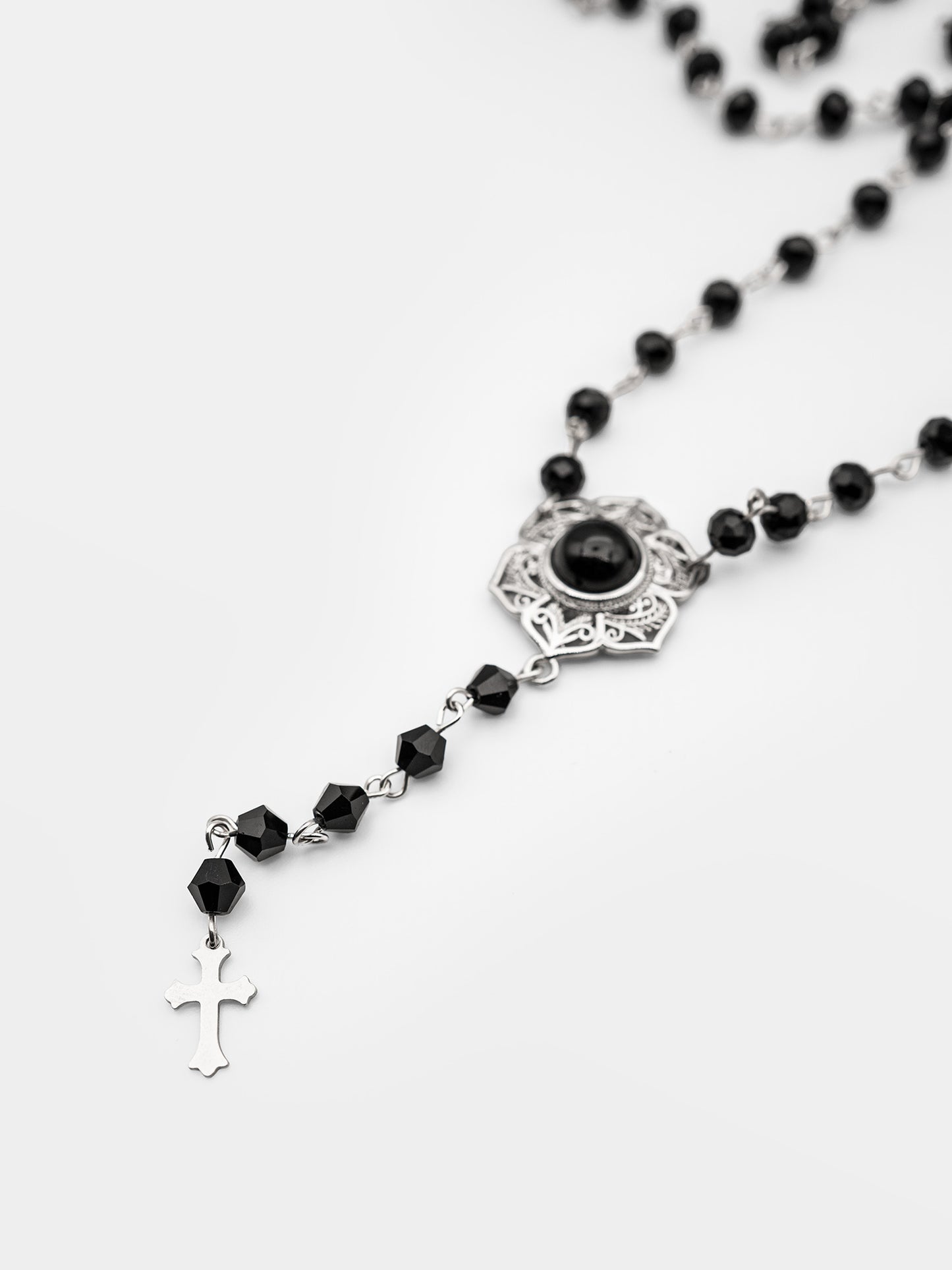 Naszyjnik z obsydianem Dhalia