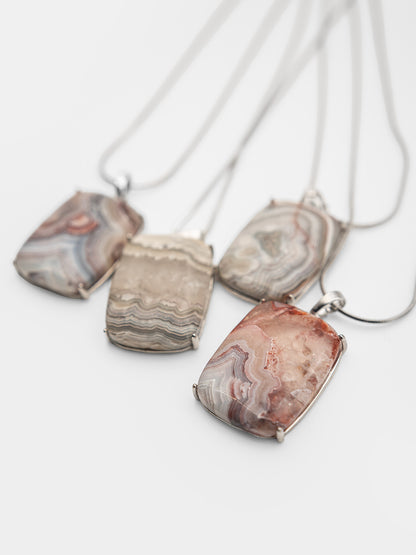 Naszyjnik z agatem Lyria