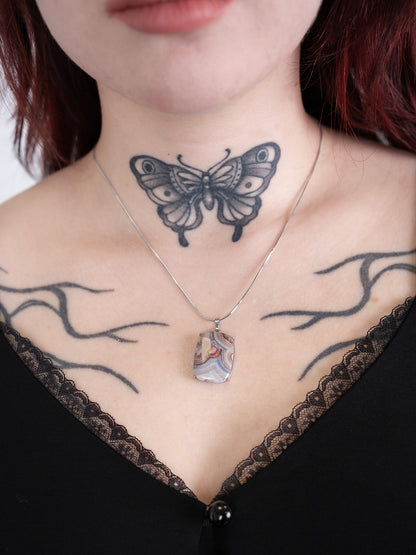 Naszyjnik z agatem Lyria