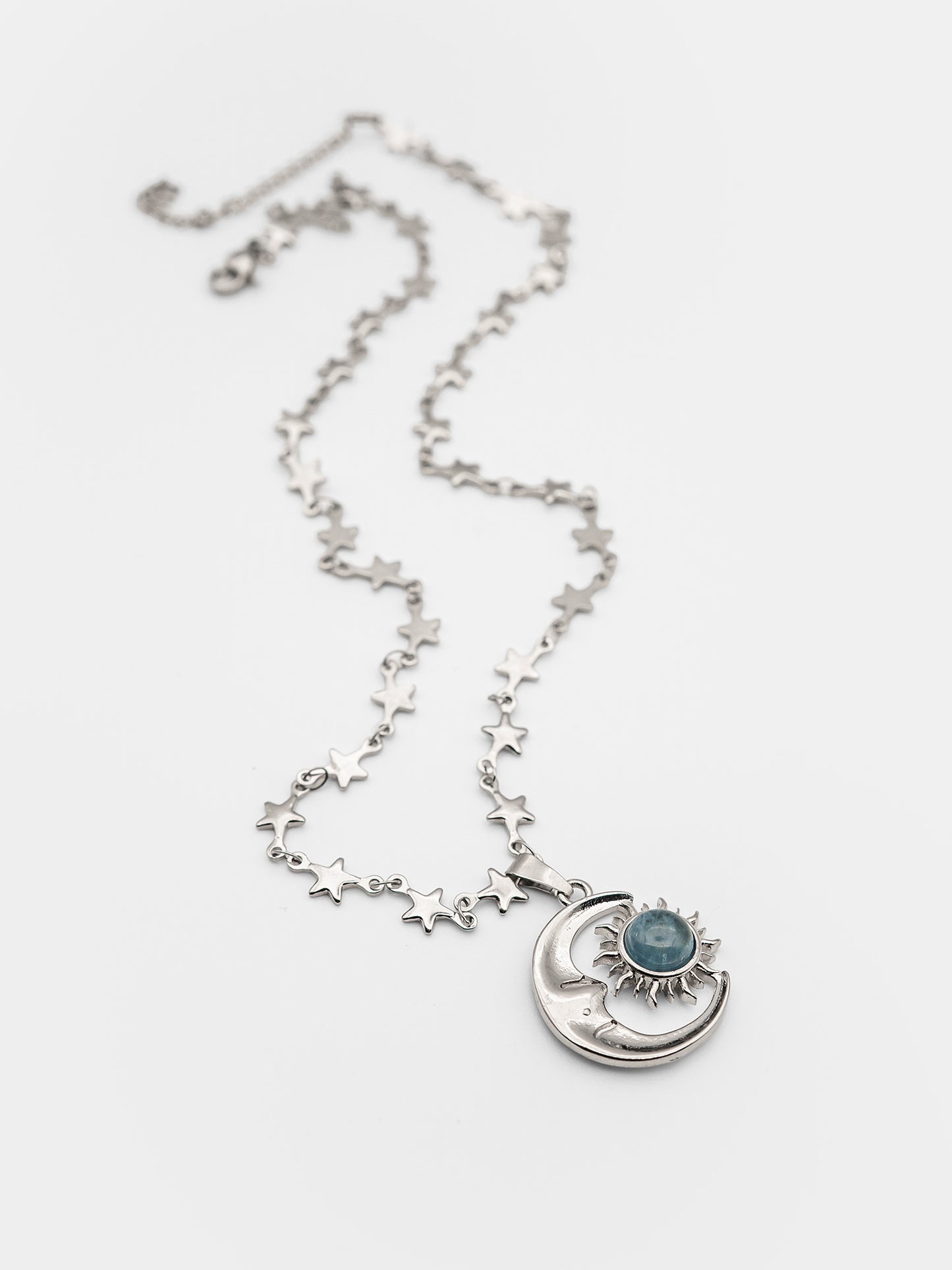 Naszyjnik z akwamarynem Solstice