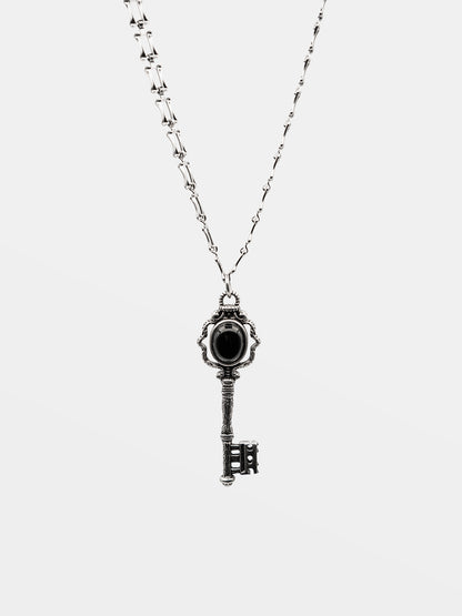 Naszyjnik z kluczem i agatem Secrecy