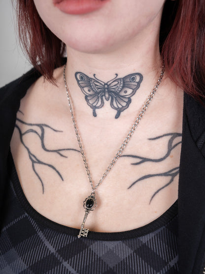 Naszyjnik z kluczem i agatem Secrecy