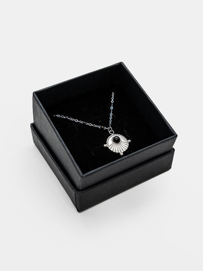 Naszyjnik z obsydianem Everdusk