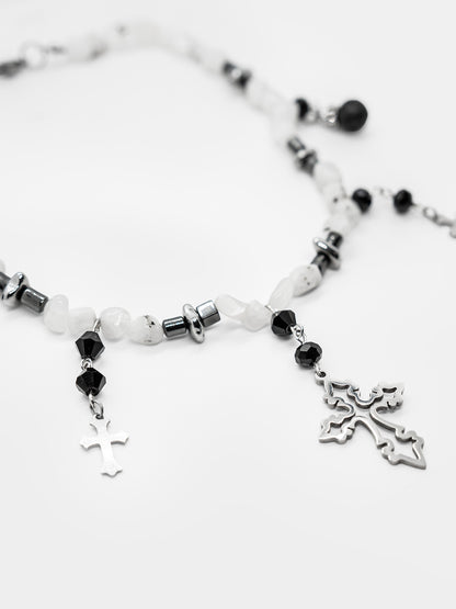 Choker z kamieni naturalnych Obscura