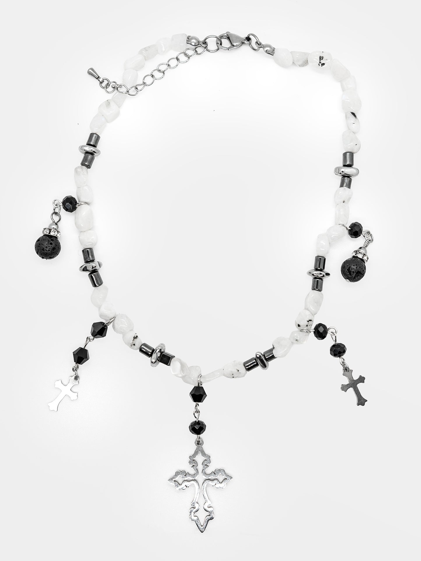 Choker z kamieni naturalnych Obscura