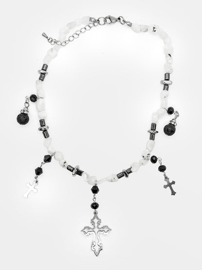 Choker z kamieni naturalnych Obscura