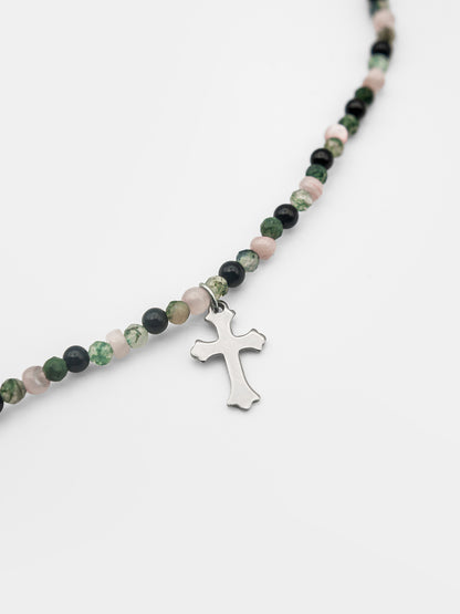 Orchid Gemstone Choker