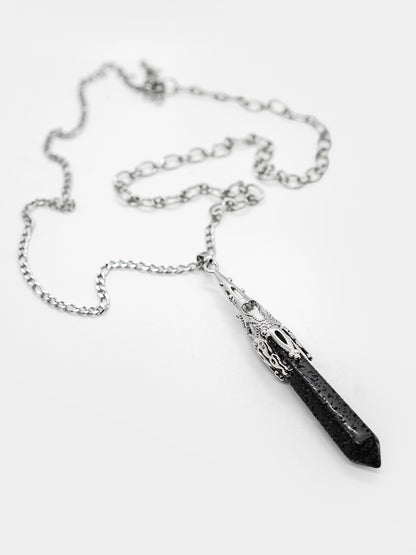 Cathedral Lava Stone Necklace