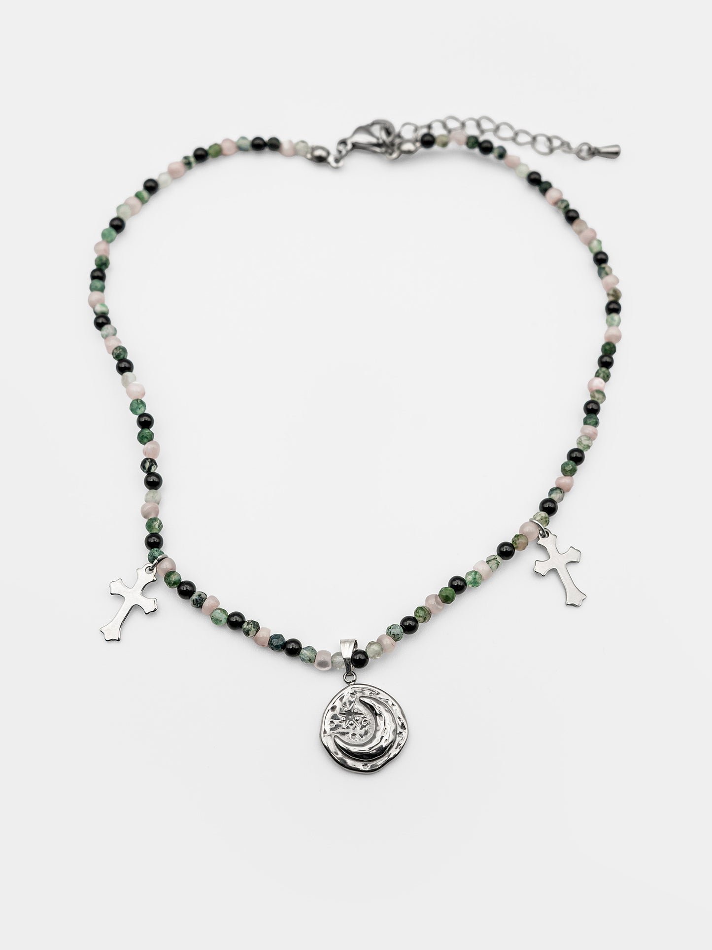 Orchid Gemstone Choker
