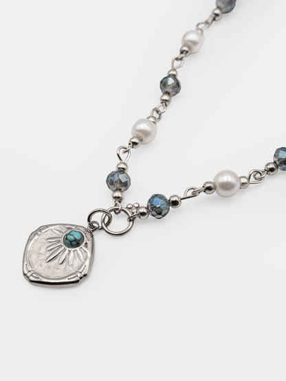 Choker z turkusem Aevum